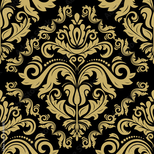 Damask Seamless Vector Pattern