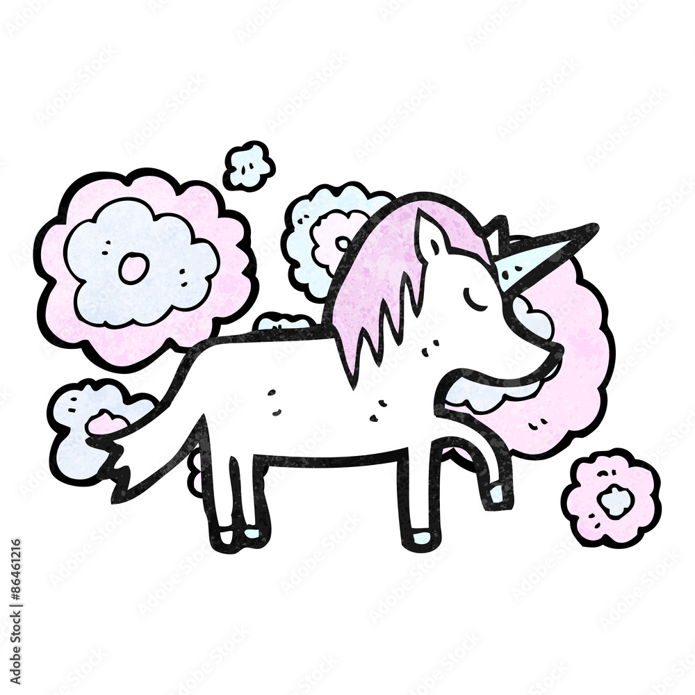 Fototapeta premium cartoon unicorn