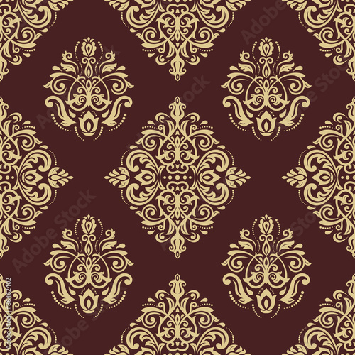 Damask Seamless Vector Pattern