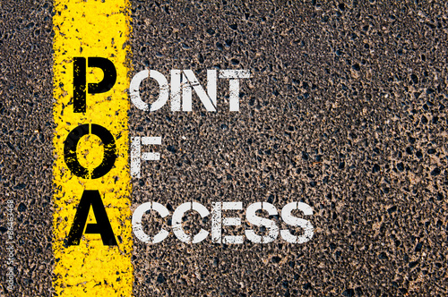 Business Acronym POA as Point Of Access