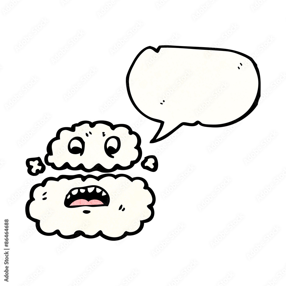 cartoon cloud with speech bubble cartoon cloud with speech bubble