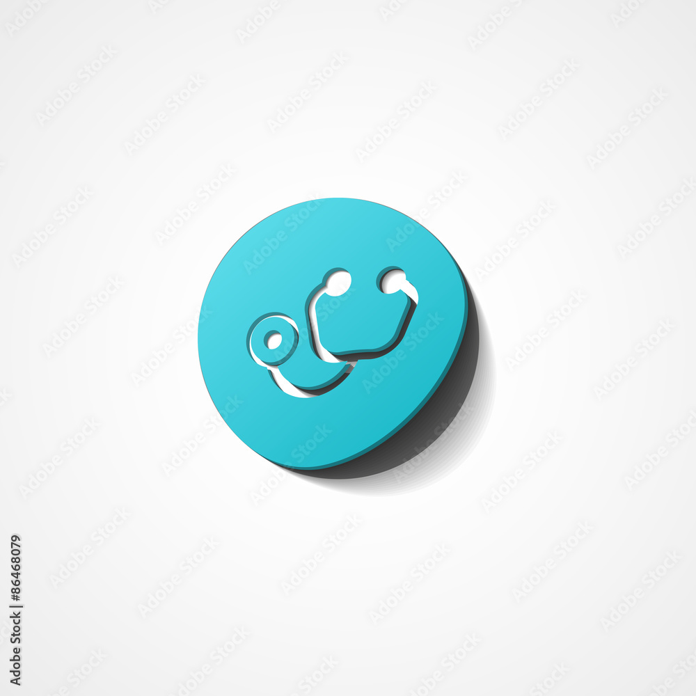 Stethoscope web icon Stethoscope web icon