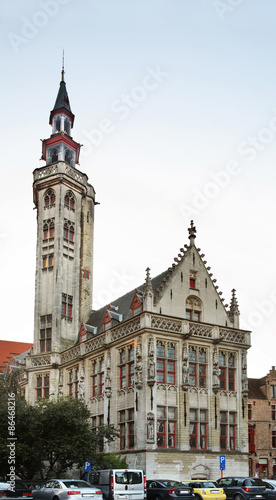 Tower in Bruges. Flanders. Belgium