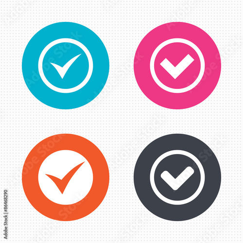 Free Download Check signs. Checkbox confirm icons. - GFXLoad