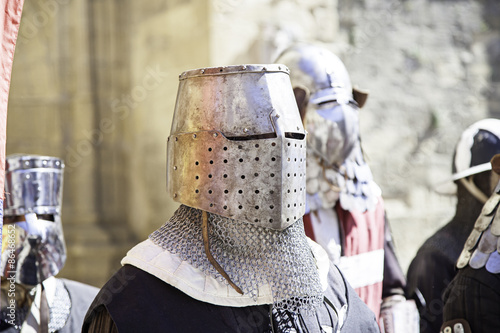 Medieval hull of a Knight Templar