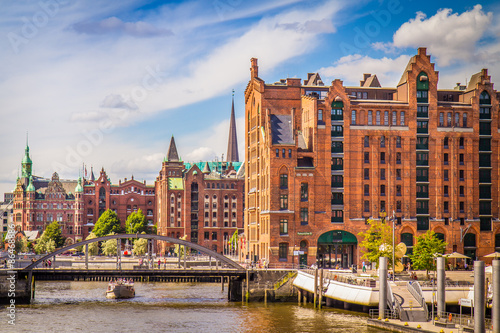 Obraz na płótnie Unesco Weltkulturerbe Speicherstadt Hamburg w salonie