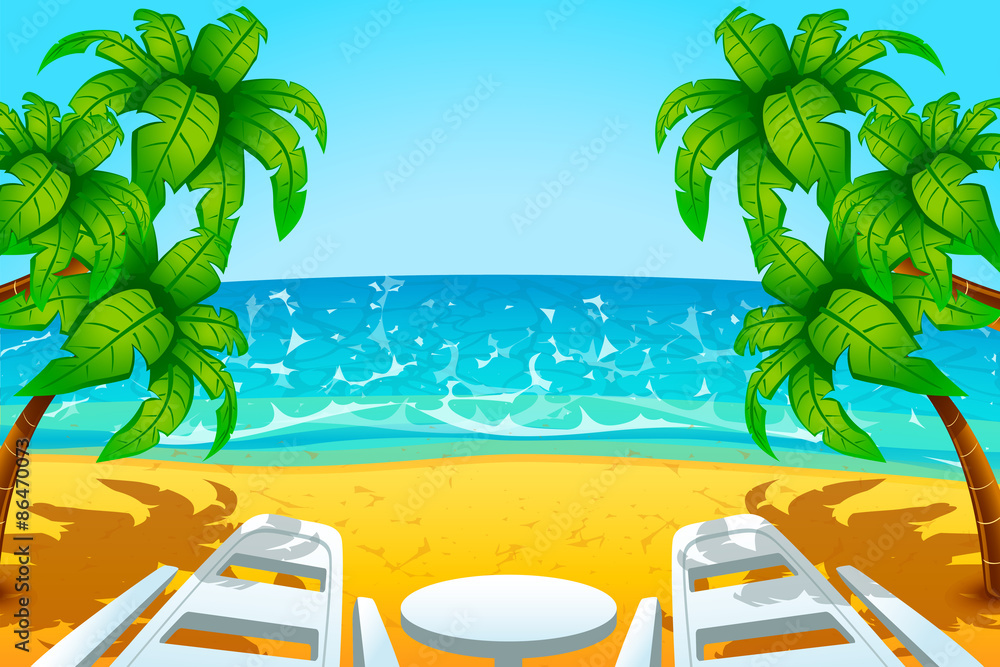 Fototapeta premium island chair