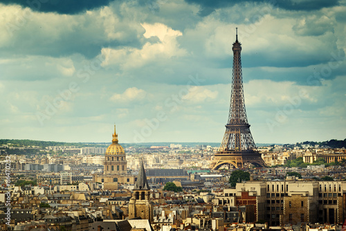 View on Eiffel Tower, Paris, France