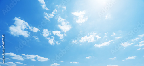 sky and perfect sunny day photo