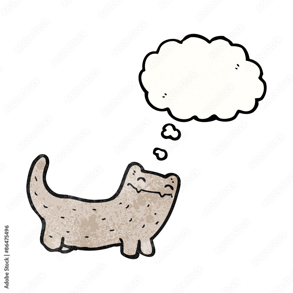 cartoon cat with thought bubble cartoon cat with thought bubble
