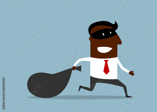 Businessman flees with stolen bag