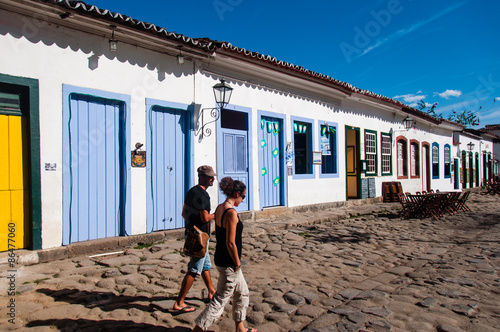 Old colonial town of Paraty, Rio de Janeiro, Brazil photo