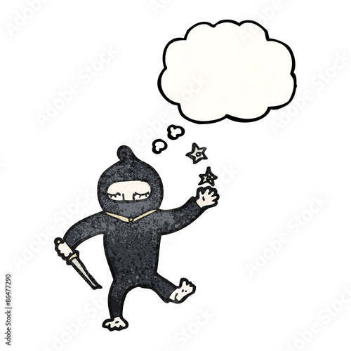 Fototapeta Naklejka Na Ścianę i Meble -  cartoon ninja