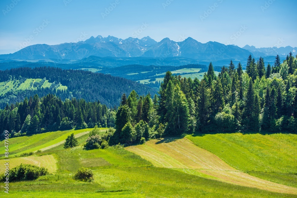 Scenic Tatra Mountains