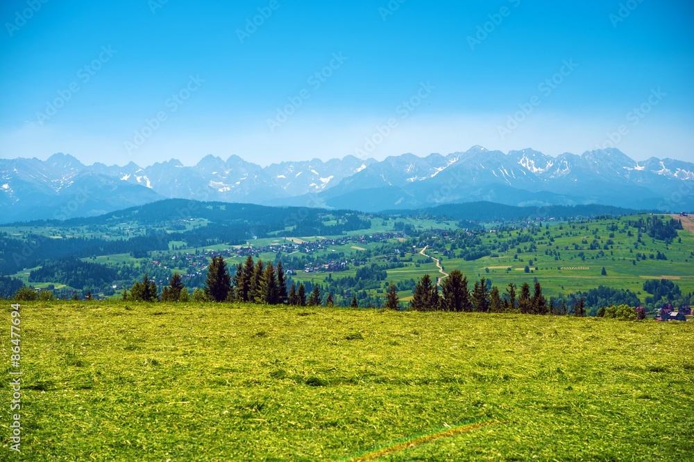 Fototapeta premium Tatry Panorama