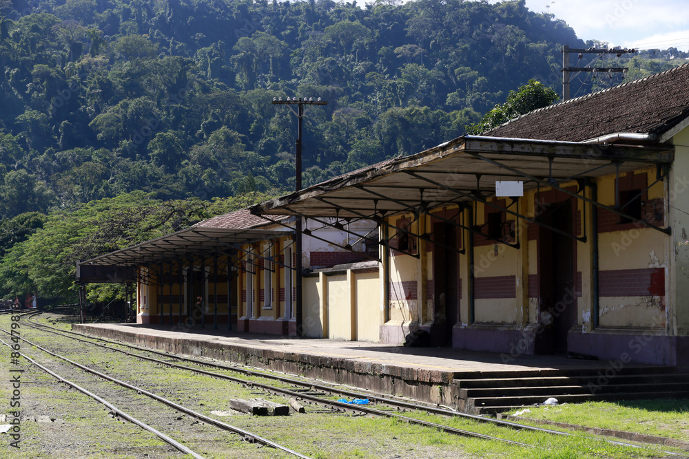 antique train station