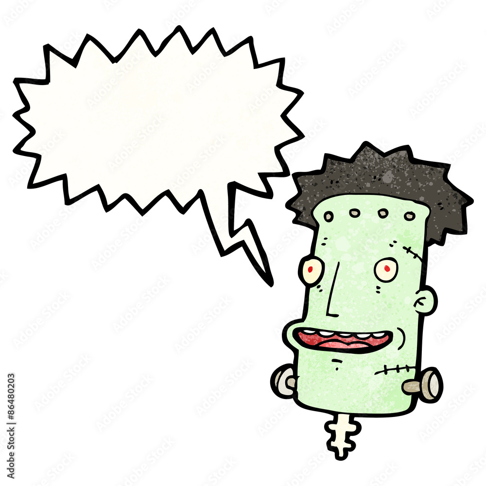funny frankenstein monster head cartoon funny frankenstein monster head cartoon