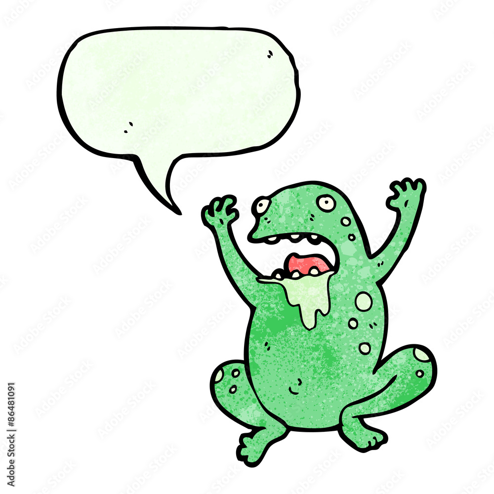 gross toad cartoon gross toad cartoon