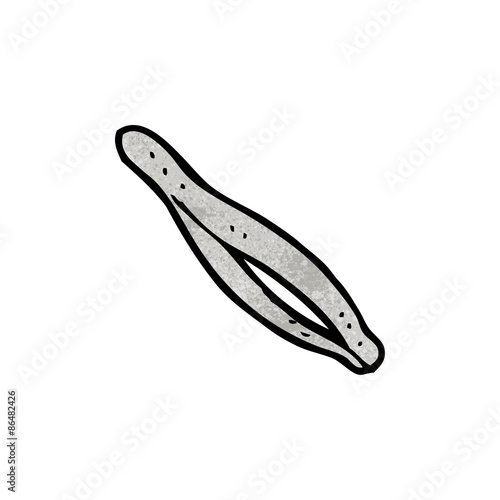 cartoon tweezers
