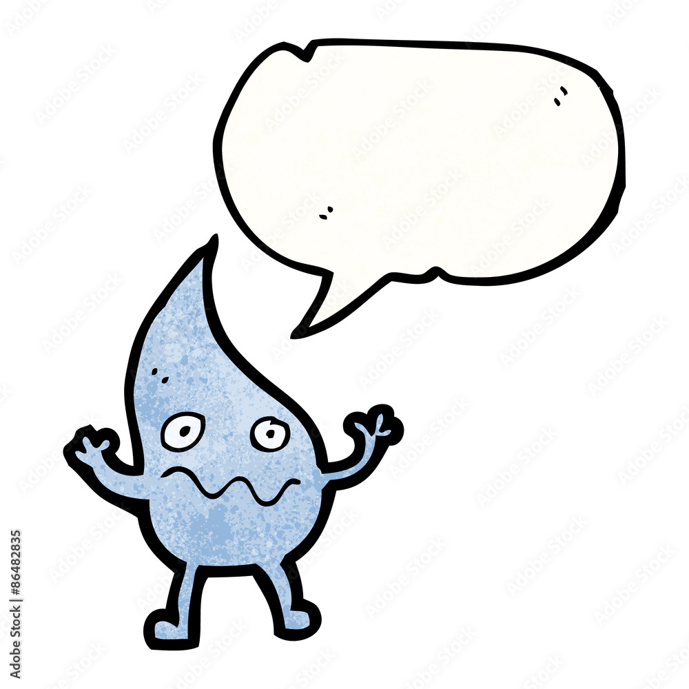 rain drop cartoon character rain drop cartoon character