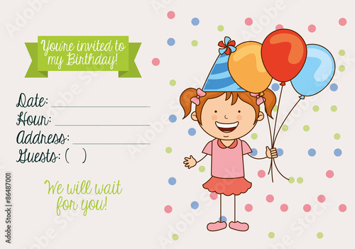 birthday invitation