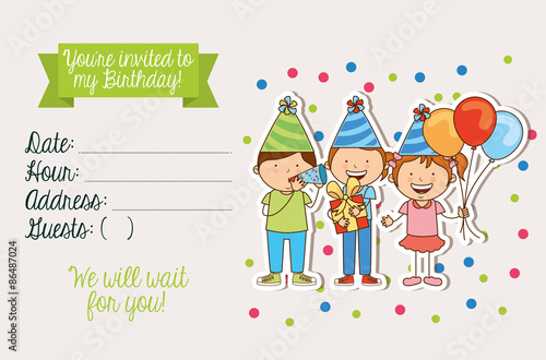 birthday invitation