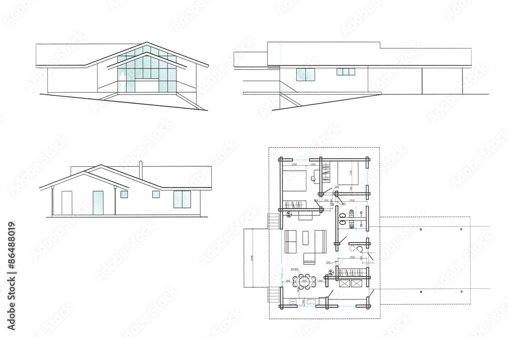 house plan background