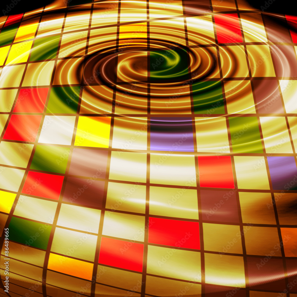 Obraz premium Abstract creative gold background in the style of mixed media