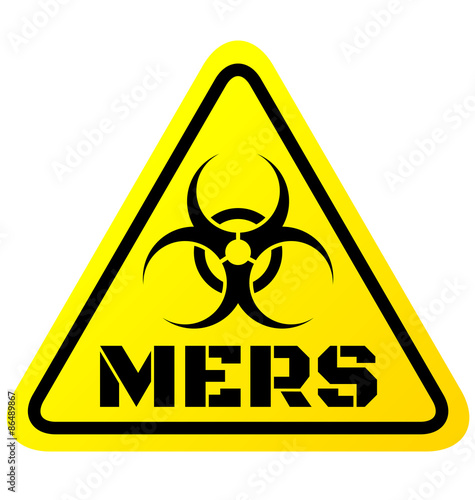 Warning sign of Mers virus