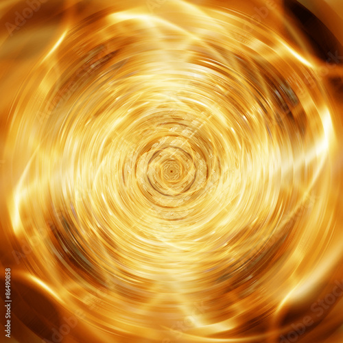 Εκτύπωση καμβά Abstract golden disk for poster and music background
