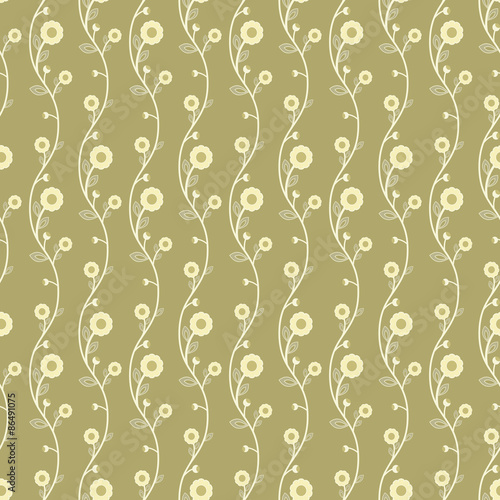 Floral Seamless Vector Pattern