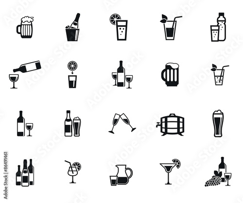 Beverage icons