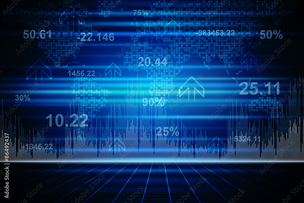 2d business graph background 2d business graph background