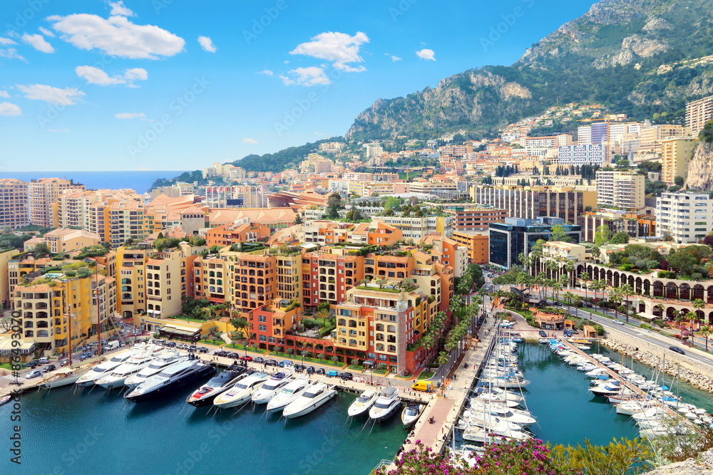 Cap d' Ail et le quartier de Fontvieille à Monaco