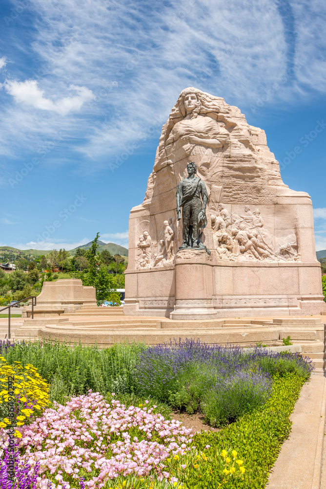 Memorial of Mormon Battalion in Salt Lake City