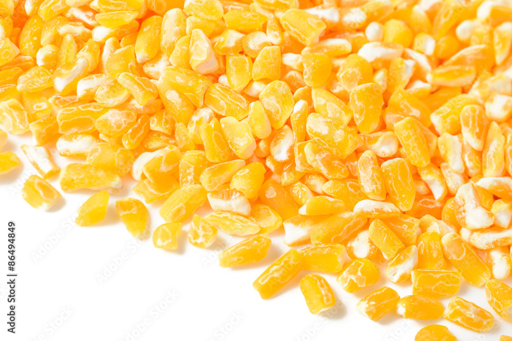 food background of corn grits, tilt shift lens food background of corn grits, tilt shift lens