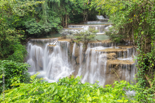 Waterfall   Hua Mae Kamin level 4  Kanchanaburi  Thailand