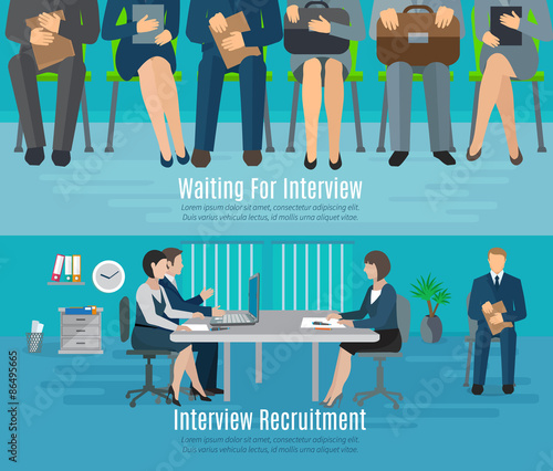 Hiring Process Banner Set