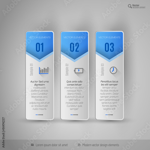 Design elements, infographics, layout and web pages. Modern symb