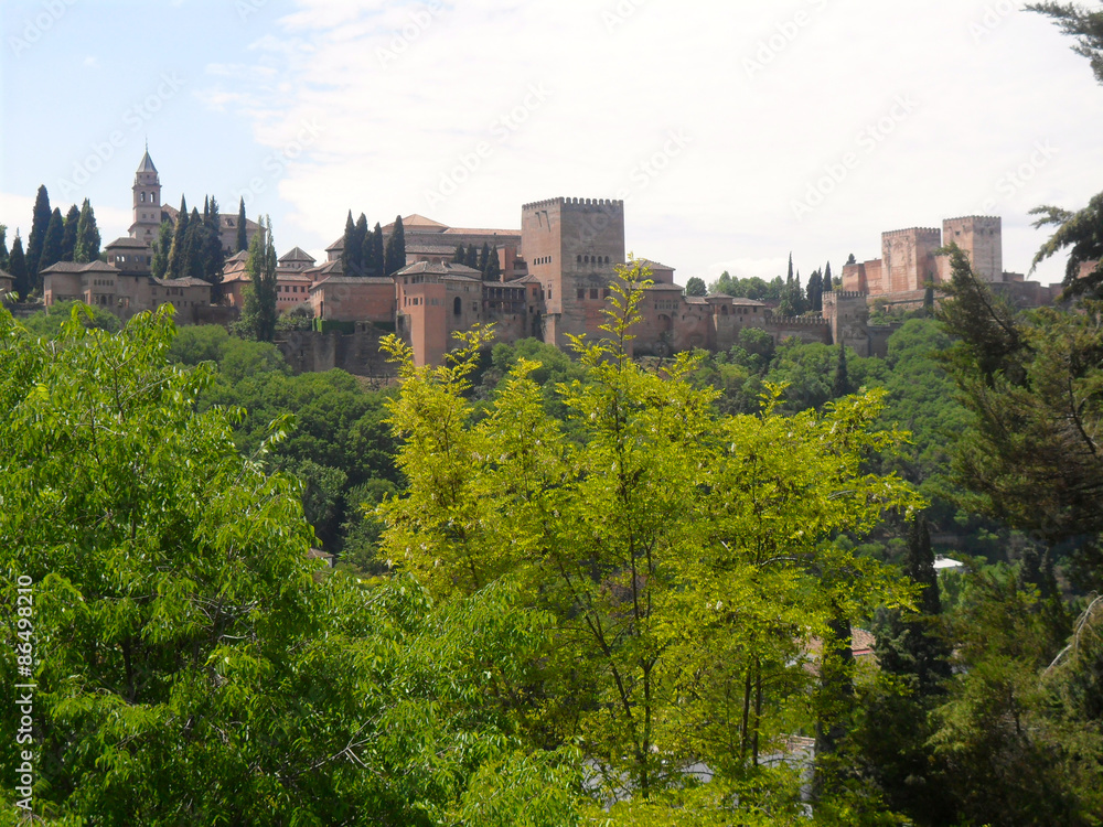 L'Alhambra en mode paysage