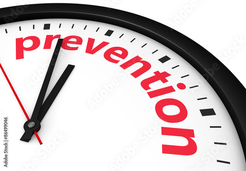 Prevention Time Health Safety Concept