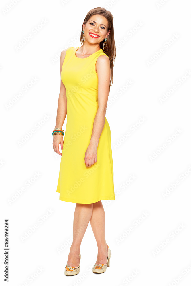 Full body portrait of young woman Full body portrait of young woman