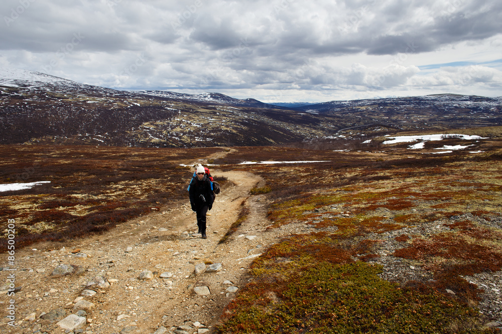 Female hiker