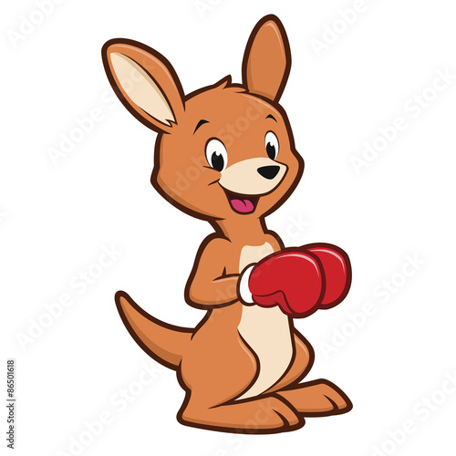 Cartoon Baby Kangaroo