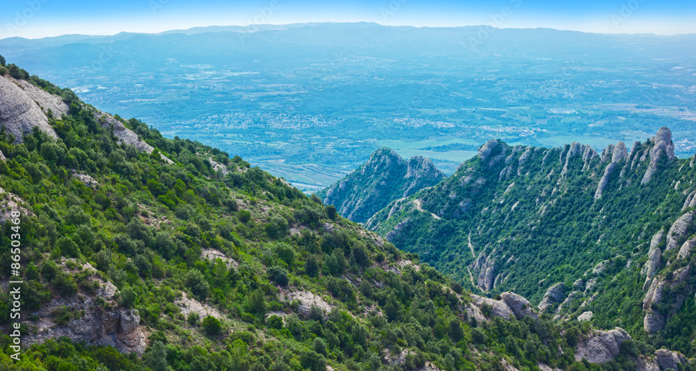 View of Montserrat mountains