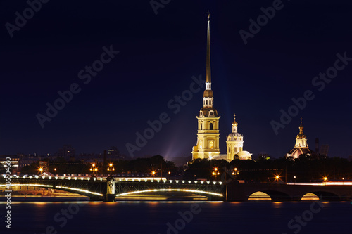 Russia, St. Petersburg, 06.20.2015: Peter and Paul Fortress photo
