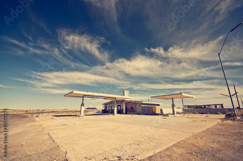 Abandoned Gas Station along the Route 66