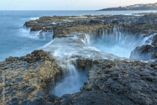 Bufadero de La Garita en Telde  Gran Canaria  Espa  a 