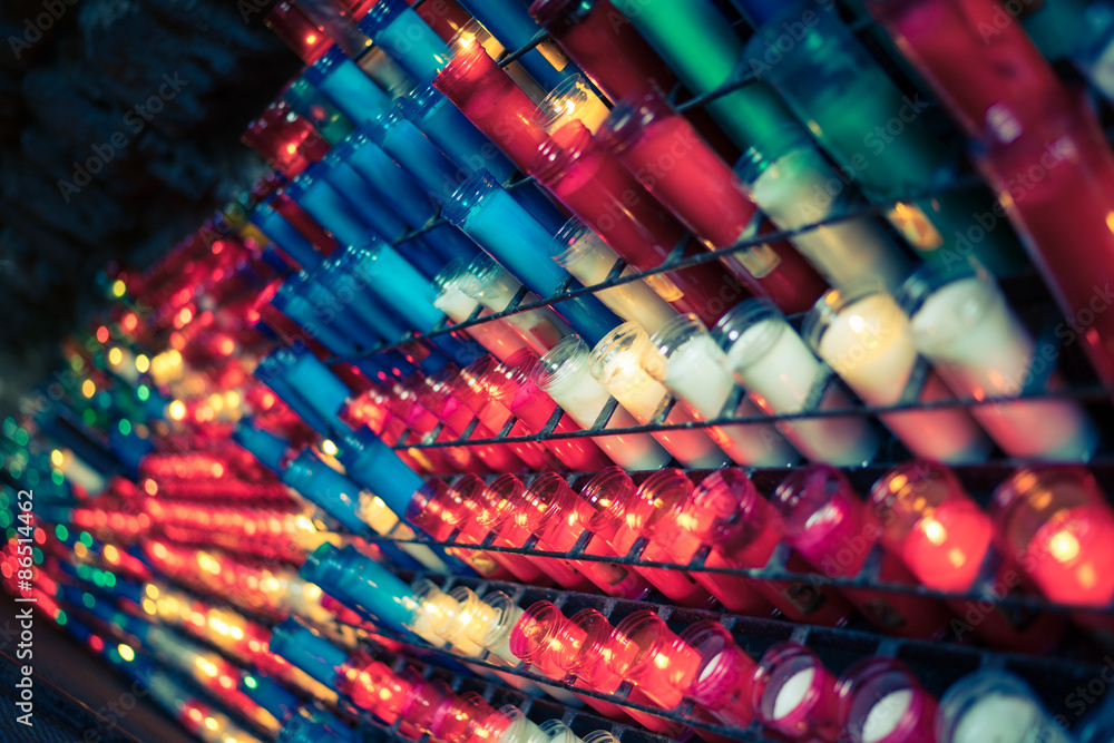 Fototapeta premium Many Barca candles