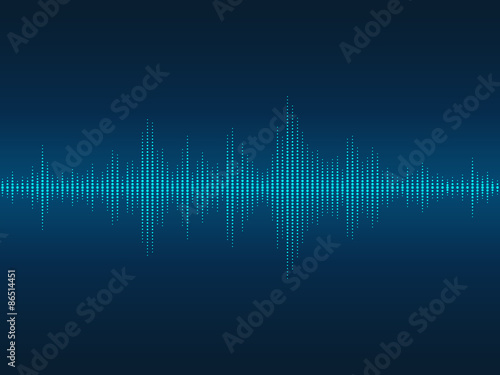 Abstract blue equalizer.